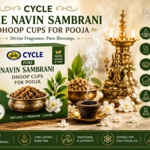 Cycle Pure Navin Sambrani Dhoop Cups for Pooja (45 pcs)