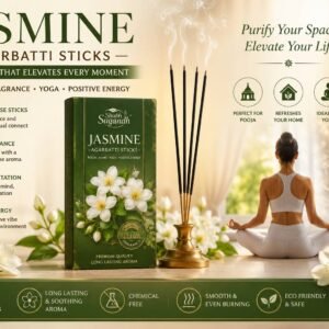 Jasmine Agarbatti Sticks for Home, Pooja & Positive Energy
