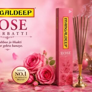 ITC Mangaldeep Rose (Mb) Agarbatti – 14 Sticks