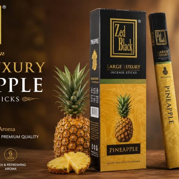 Zed Black Large Luxury Pineapple Incense Sticks